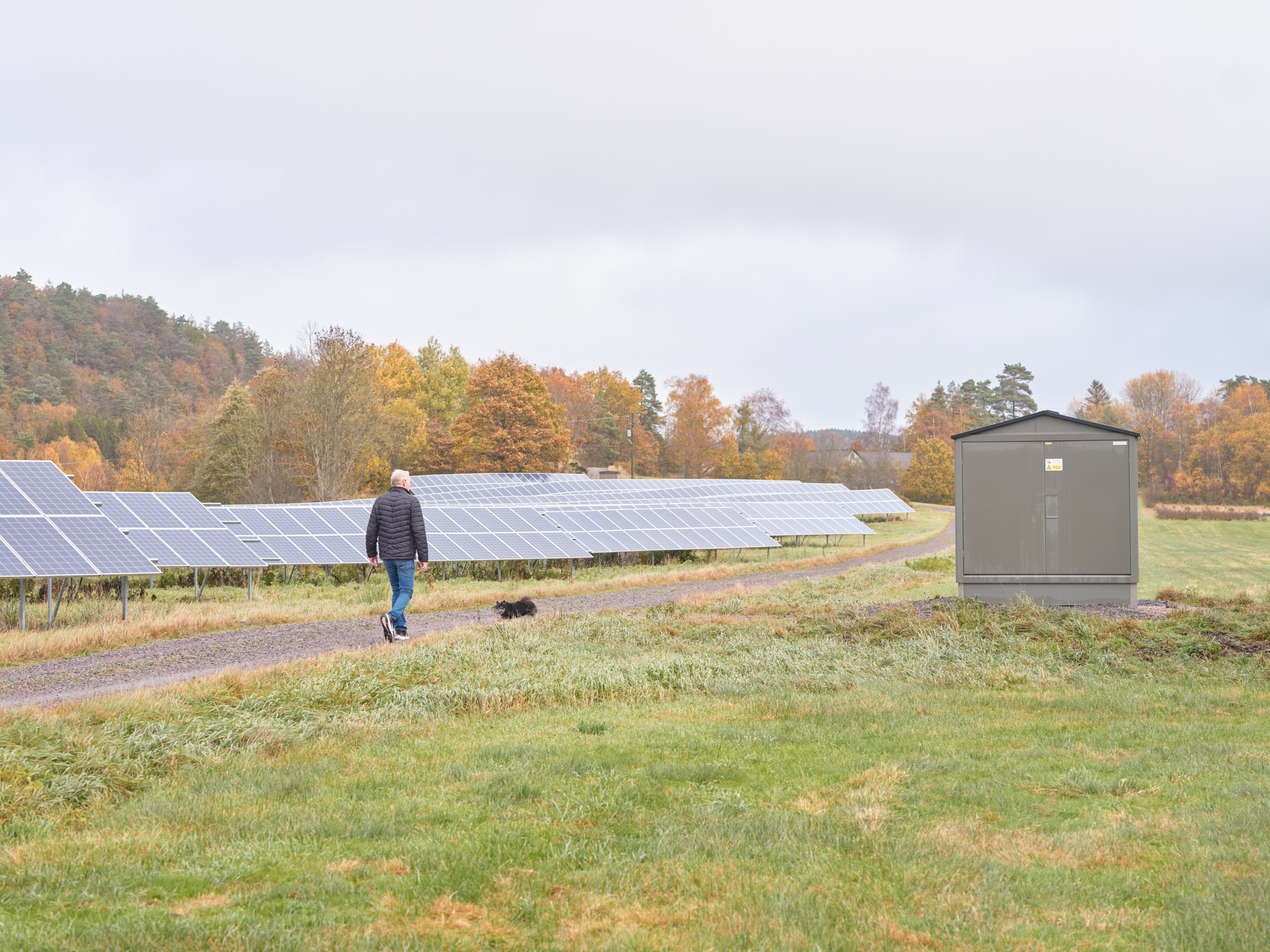 Projektet Backa solpark drogs igång vid årsskiftet 2018, och anläggningen stod klar för två år sedan.